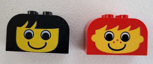Lego curved brick 2x4x2 - lego,